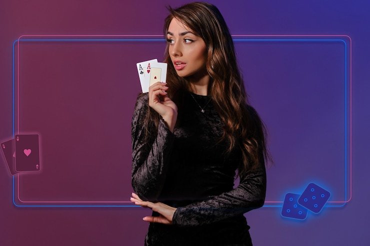 Studio live dealer Allbet dengan multi-kamera dan dealer profesional
